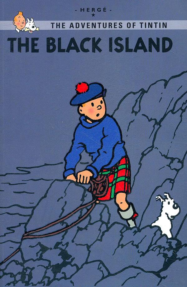 Tintin,Schulz 图书 > 静涛,黑岛 tintin young readers edition #7: the black