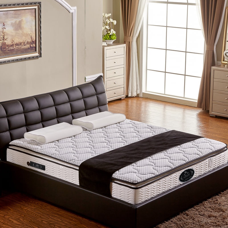 【牵诺乳胶+3E环保棕床垫独立袋装床垫 棕床