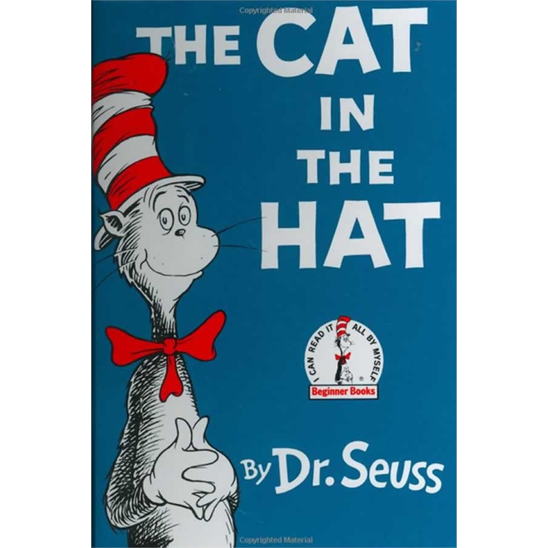 the cat in the hat 苏斯博士:戴高帽子的猫(书 cd) isbn