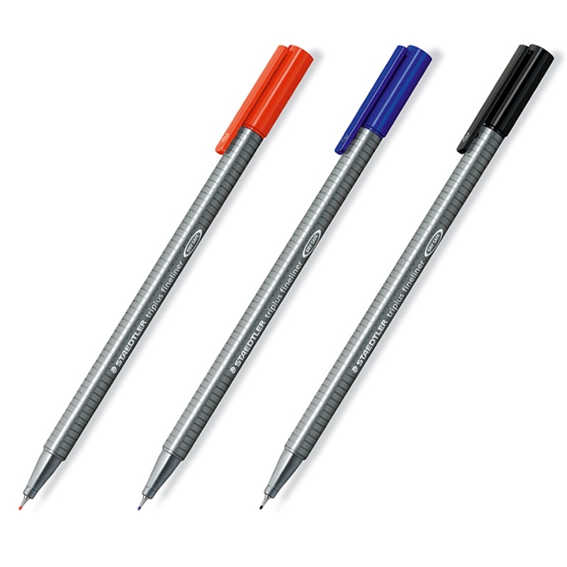 【STAEDTLER 施德楼 三角舒写细字笔 10支装