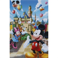 【拼图玩具】 乐园游米老鼠拼图 200片 11df2001640