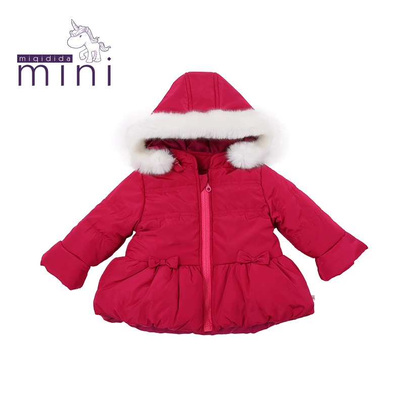 【米奇丁当mini 0-4岁女宝宝秋冬加厚棉外套2