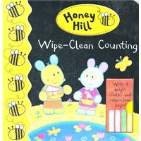 Honey Hill Wipe-Clean Counting Book (Bronze award in the books category of the Right Start Best Toy Awards 2009)《蜜蜂山-学数数》(2009年 英国启蒙玩具书铜奖 ISBN9780230709140)