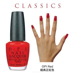 OPI 指甲油好莱坞 超大牌的张扬红！宽刷版（n25色号）