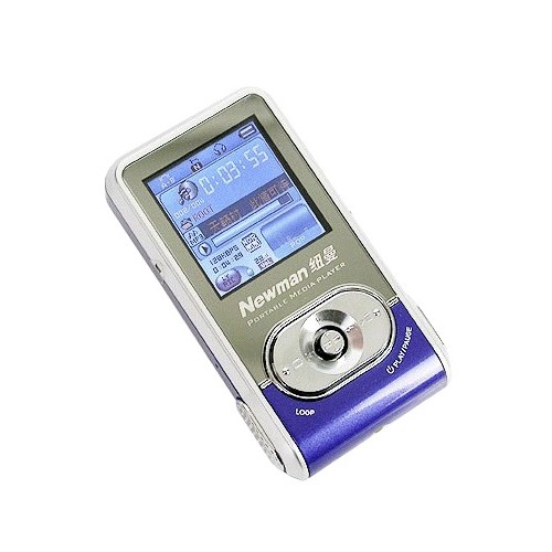 纽曼之音 m560(蓝色)mp3播放器 512m(含发票)