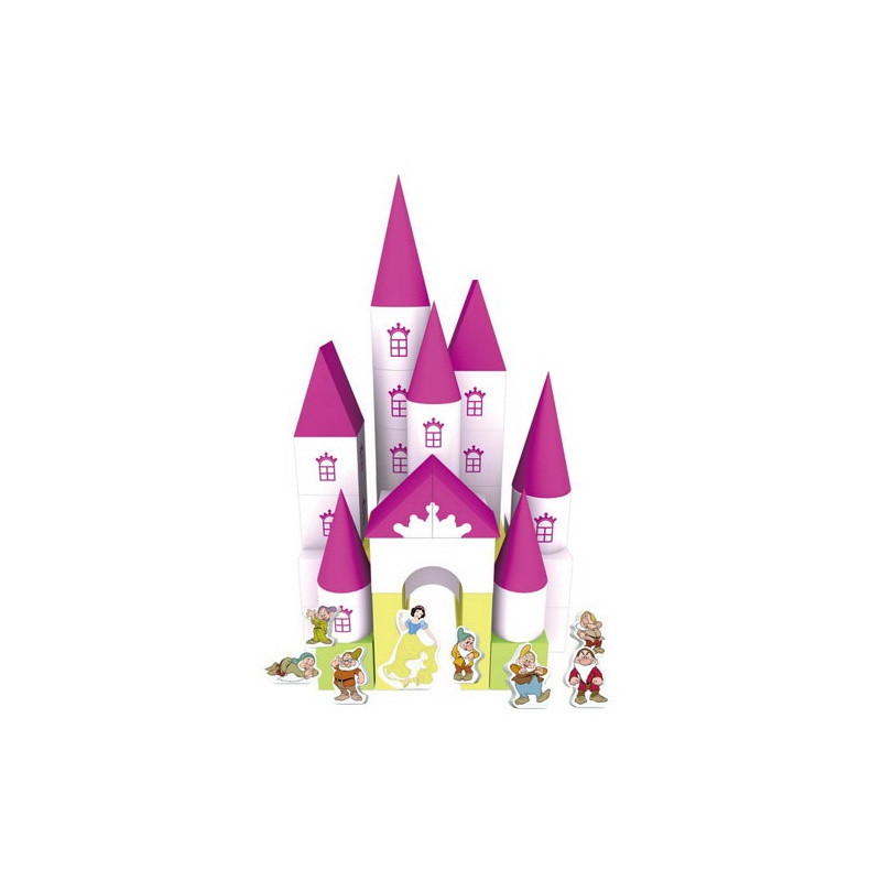 disney 迪士尼 eva玩具 城堡积木 小型装jh004-3