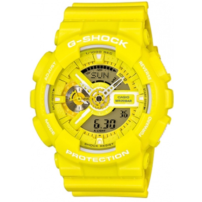 卡西欧(casio)手表 g-shock ga-110bc-9a大表盘双显运动男表ga-110bc