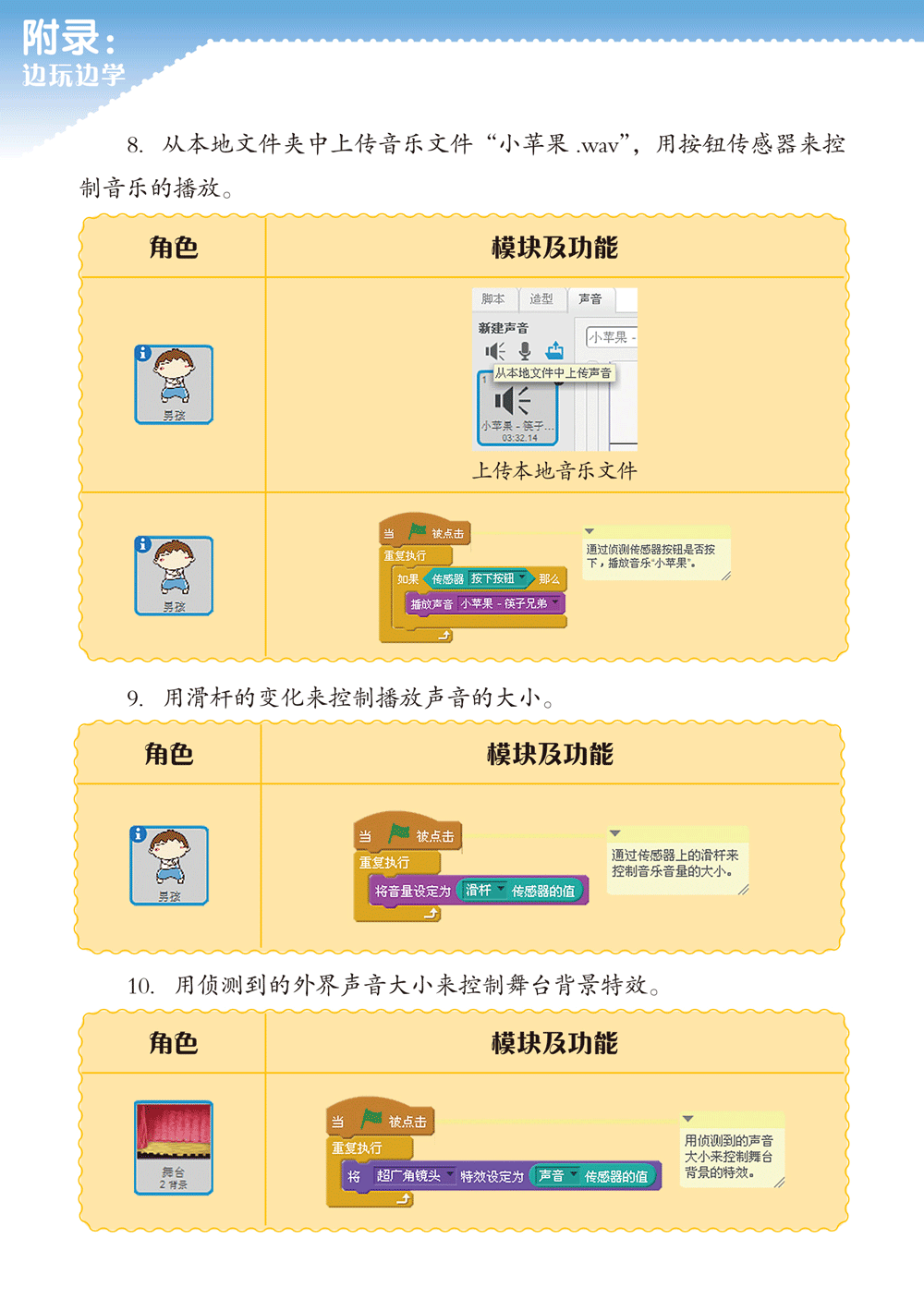 边玩边学scratch2:scratch测控板与儿童趣味游戏设计图片