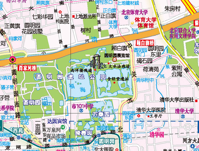 2016北京六环地图(等比例尺分幅 不变形版) 中图北斗文化传媒图片