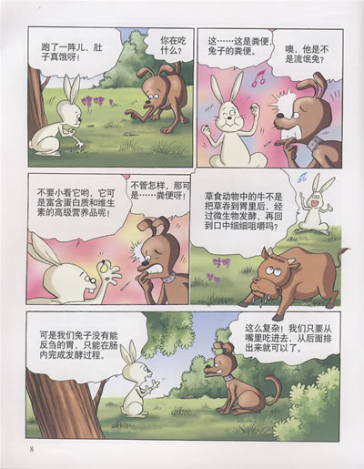 幽默漫画科普故事--千奇百怪的动物