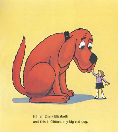 clifford the small red puppy大红狗出生记 9780590442947