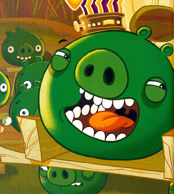 绿猪国王图片