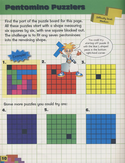 七巧板和五格拼版magneic brainteasers